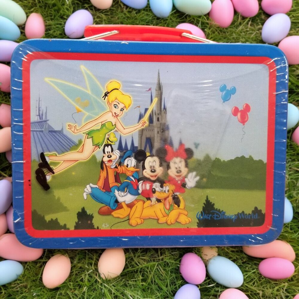 Mini Tin Lunch Box Magic Kingdom Walt Disney World Collectible Lunch Box Sealed - Picture 2 of 16